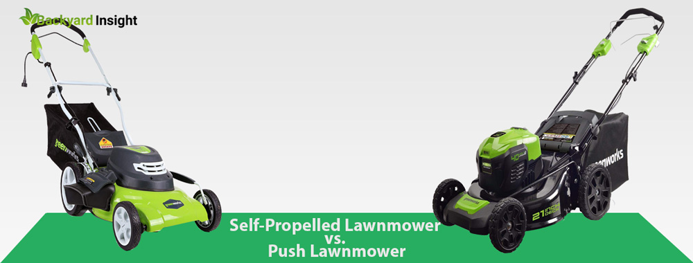 Self-Propelled Lawnmower vs. Push Lawnmower