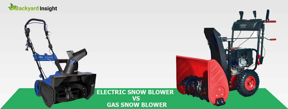 Electric Snow Blower VS Gas Snow Blower