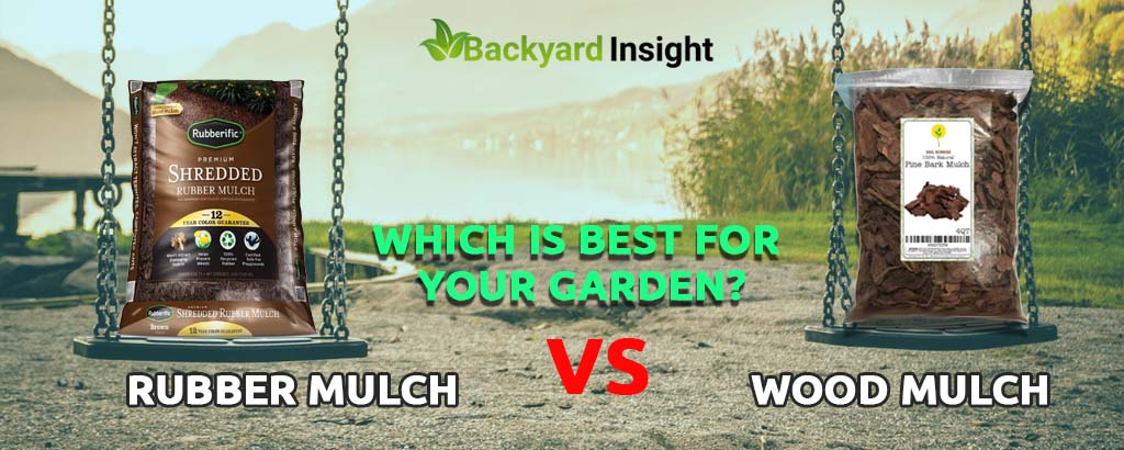 Rubber mulch vs wood mulch
